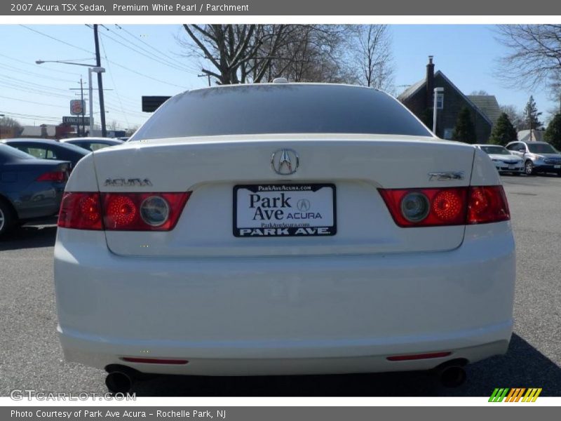 Premium White Pearl / Parchment 2007 Acura TSX Sedan