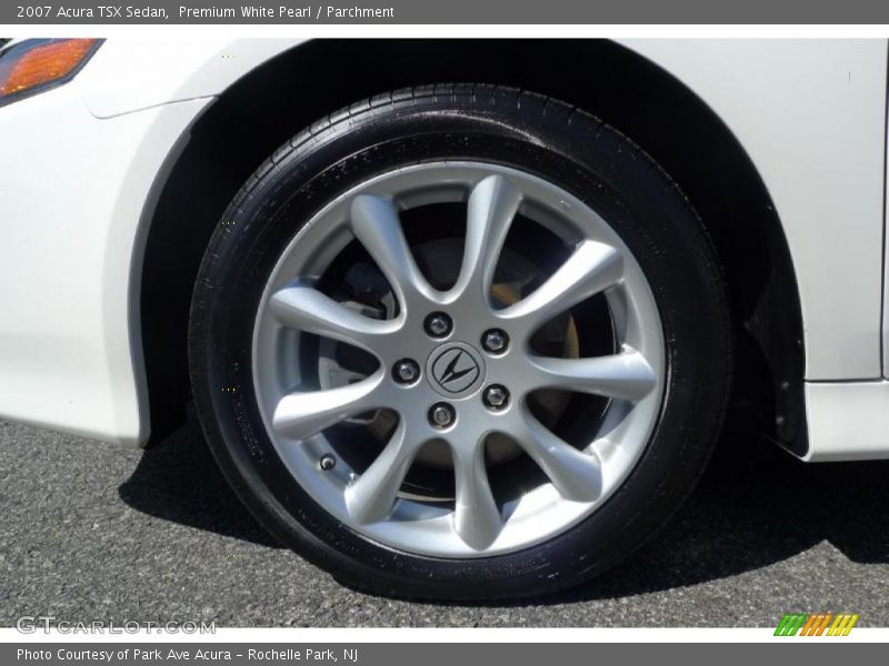 Premium White Pearl / Parchment 2007 Acura TSX Sedan
