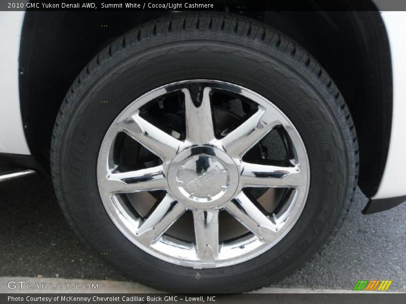 Summit White / Cocoa/Light Cashmere 2010 GMC Yukon Denali AWD
