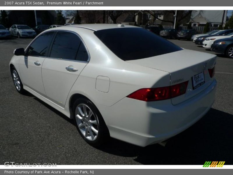 Premium White Pearl / Parchment 2007 Acura TSX Sedan