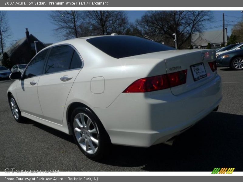Premium White Pearl / Parchment 2007 Acura TSX Sedan