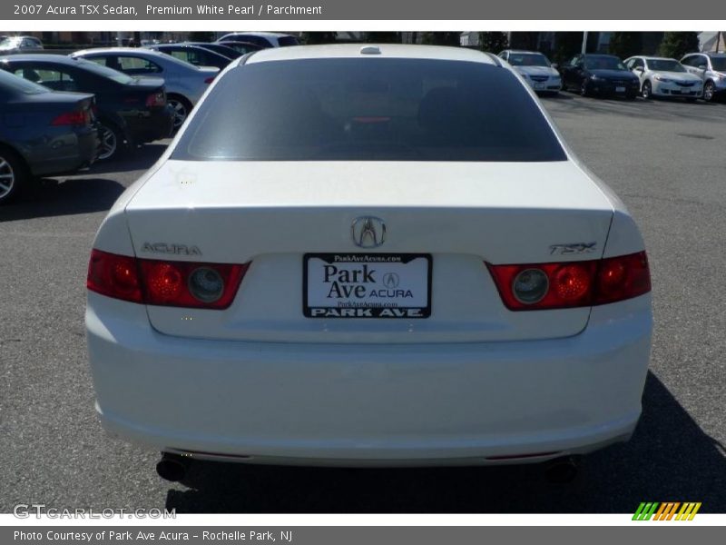 Premium White Pearl / Parchment 2007 Acura TSX Sedan