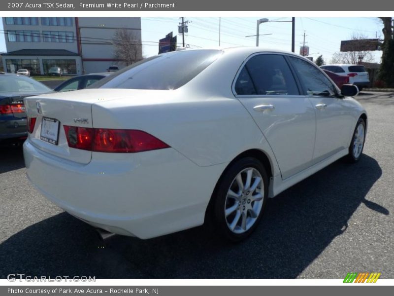 Premium White Pearl / Parchment 2007 Acura TSX Sedan