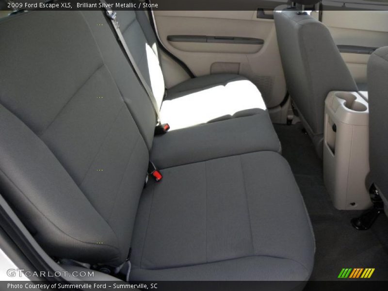 Brilliant Silver Metallic / Stone 2009 Ford Escape XLS