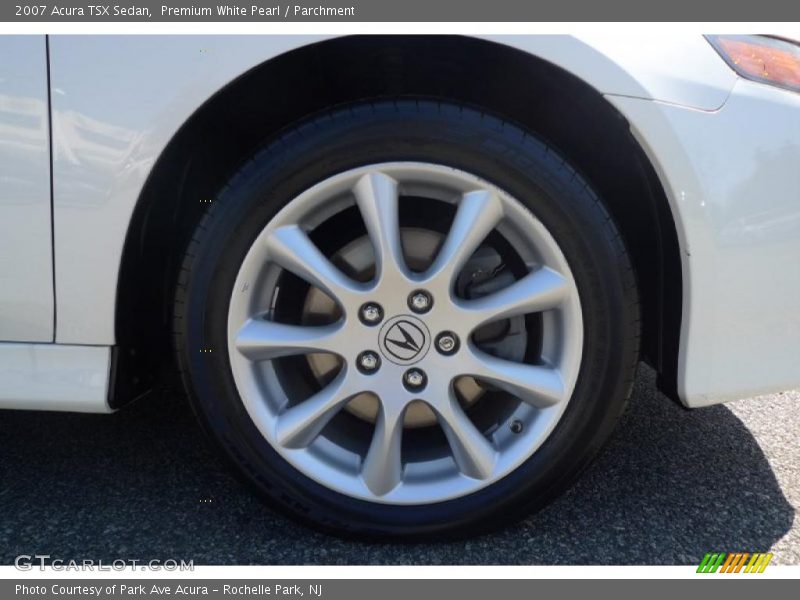 Premium White Pearl / Parchment 2007 Acura TSX Sedan