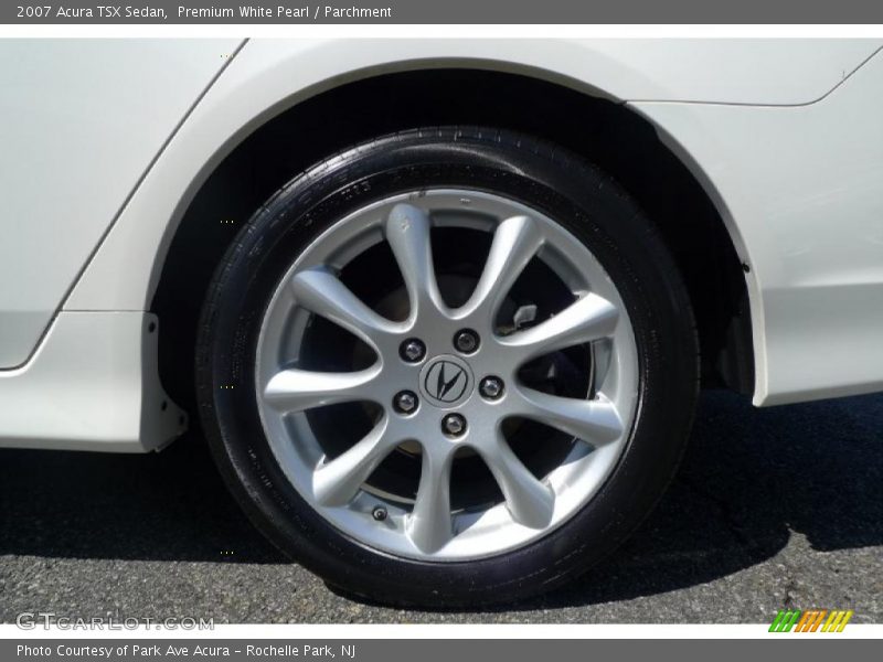 Premium White Pearl / Parchment 2007 Acura TSX Sedan