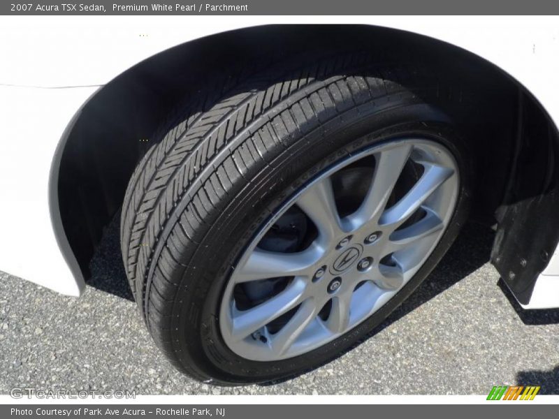Premium White Pearl / Parchment 2007 Acura TSX Sedan