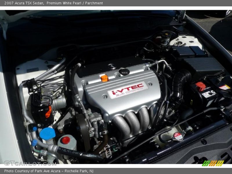 Premium White Pearl / Parchment 2007 Acura TSX Sedan
