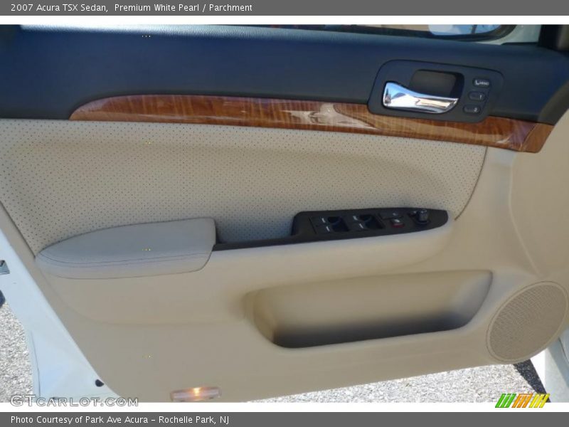 Premium White Pearl / Parchment 2007 Acura TSX Sedan