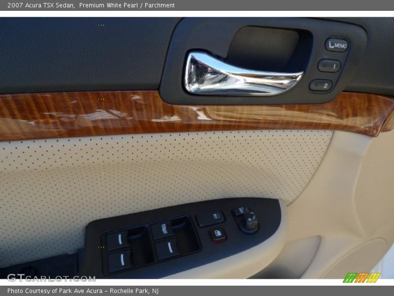 Premium White Pearl / Parchment 2007 Acura TSX Sedan
