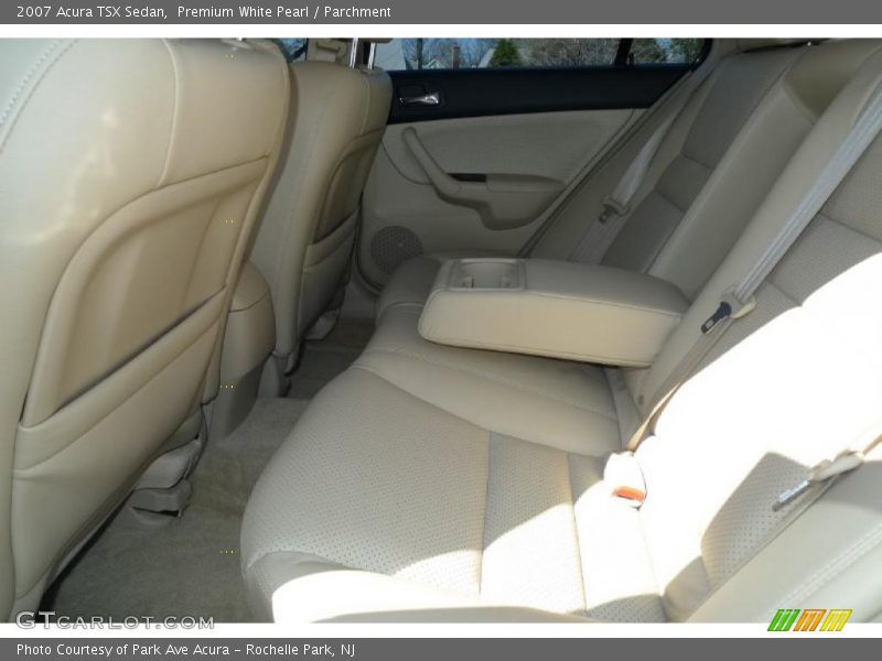 Premium White Pearl / Parchment 2007 Acura TSX Sedan