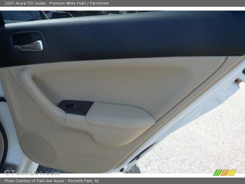 Premium White Pearl / Parchment 2007 Acura TSX Sedan