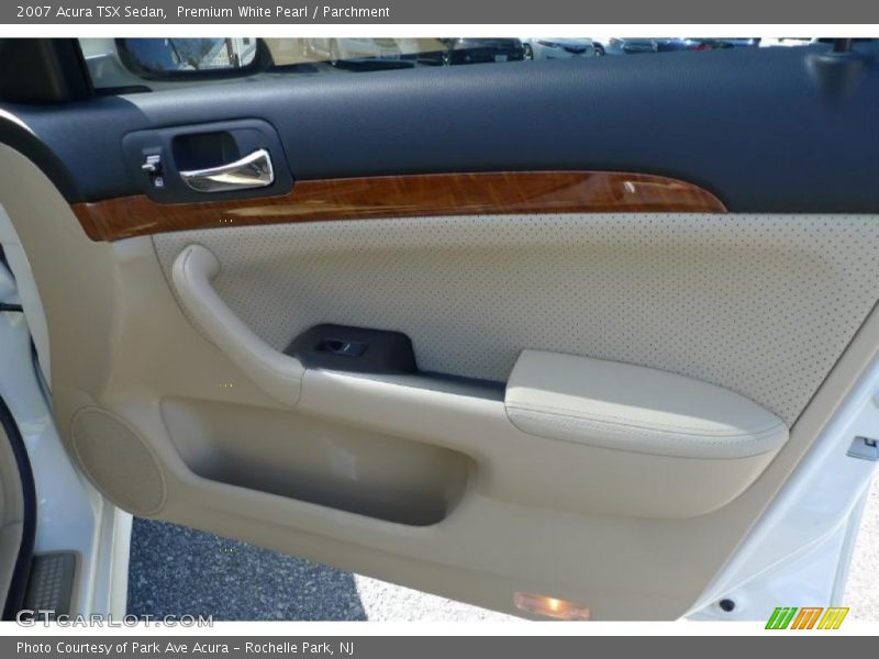 Premium White Pearl / Parchment 2007 Acura TSX Sedan