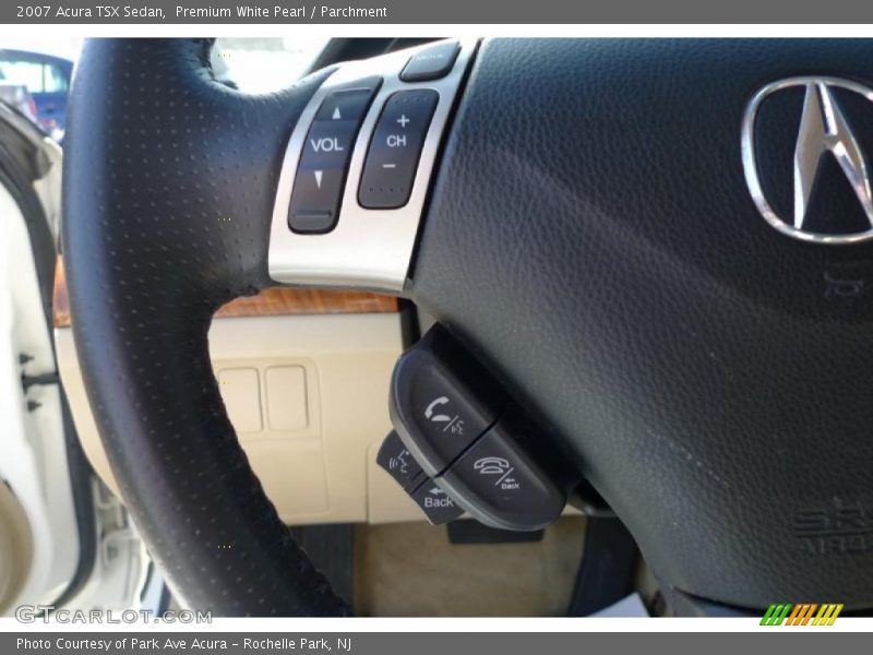 Premium White Pearl / Parchment 2007 Acura TSX Sedan
