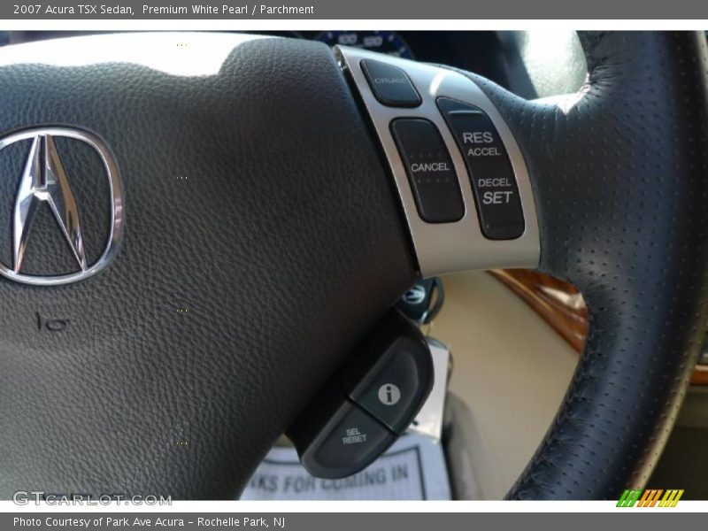 Premium White Pearl / Parchment 2007 Acura TSX Sedan