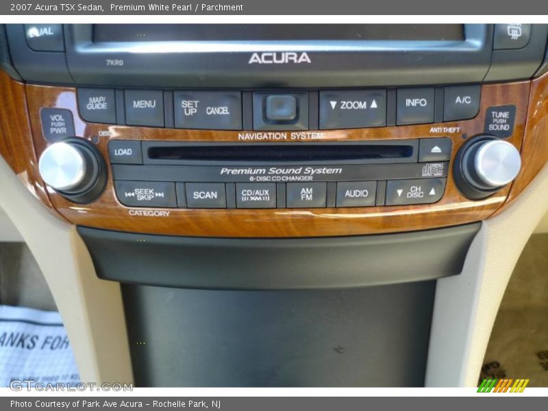 Premium White Pearl / Parchment 2007 Acura TSX Sedan