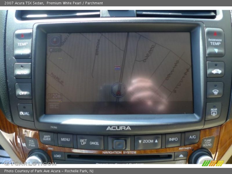 Premium White Pearl / Parchment 2007 Acura TSX Sedan