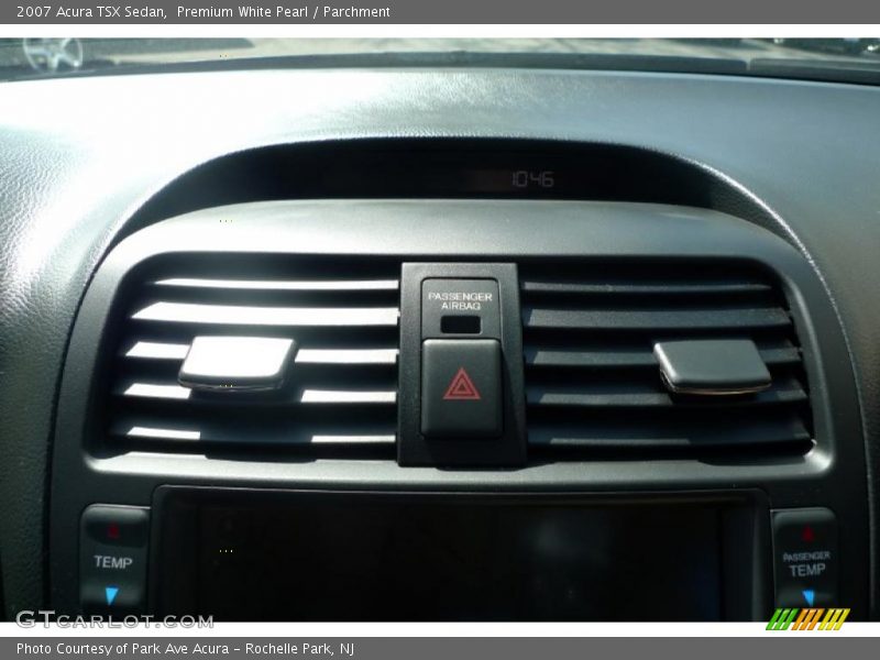 Premium White Pearl / Parchment 2007 Acura TSX Sedan