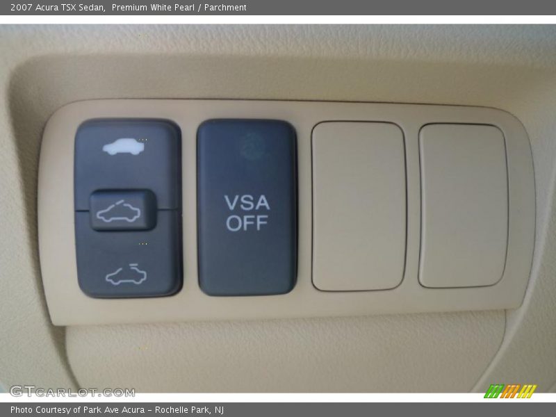 Premium White Pearl / Parchment 2007 Acura TSX Sedan