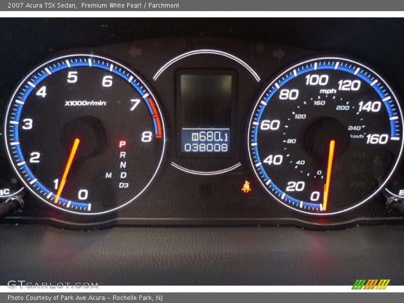 Premium White Pearl / Parchment 2007 Acura TSX Sedan