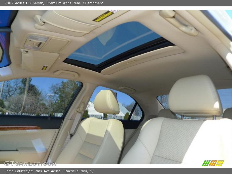 Premium White Pearl / Parchment 2007 Acura TSX Sedan