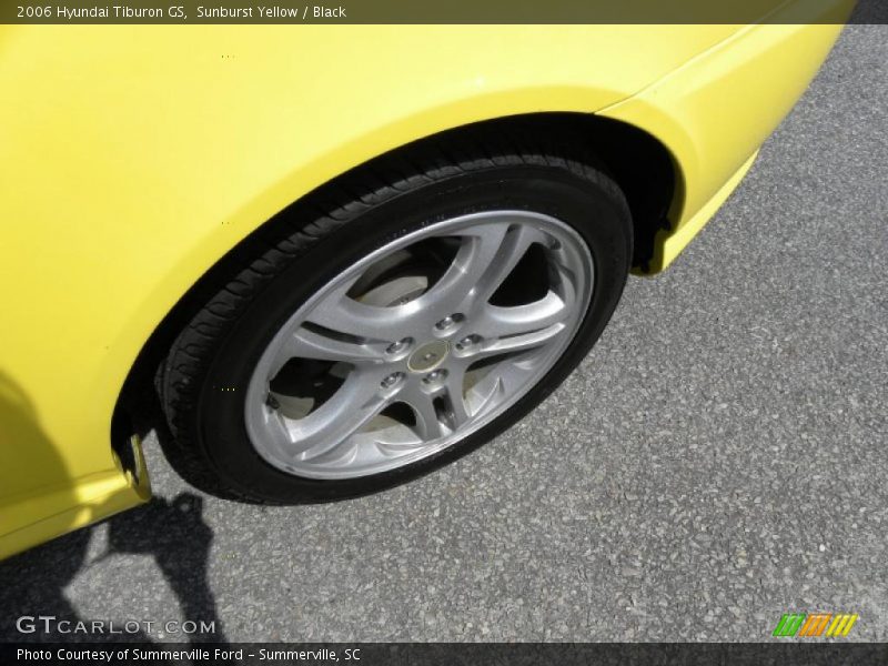 Sunburst Yellow / Black 2006 Hyundai Tiburon GS