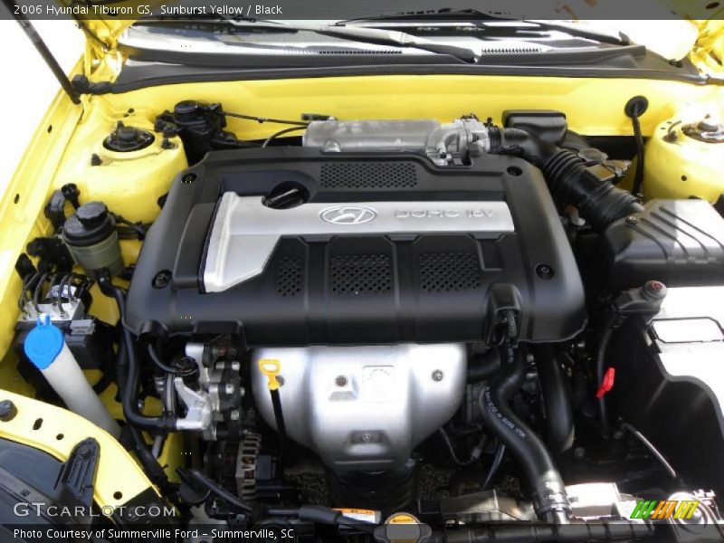 Sunburst Yellow / Black 2006 Hyundai Tiburon GS