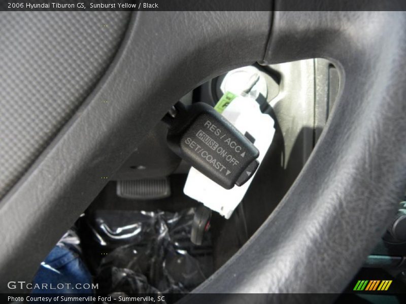 Sunburst Yellow / Black 2006 Hyundai Tiburon GS