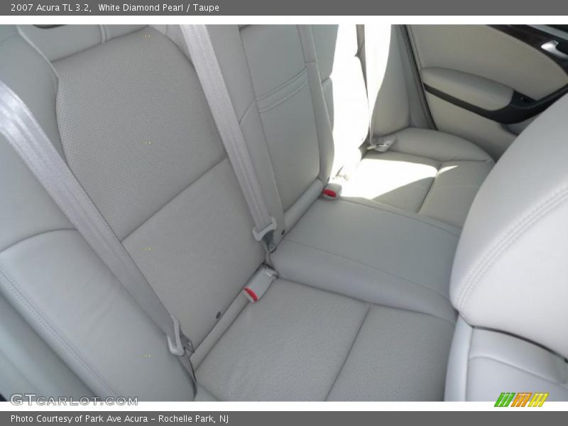 White Diamond Pearl / Taupe 2007 Acura TL 3.2