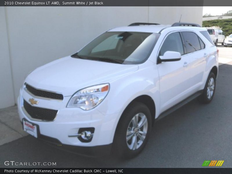 Summit White / Jet Black 2010 Chevrolet Equinox LT AWD