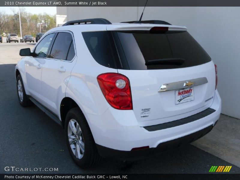 Summit White / Jet Black 2010 Chevrolet Equinox LT AWD