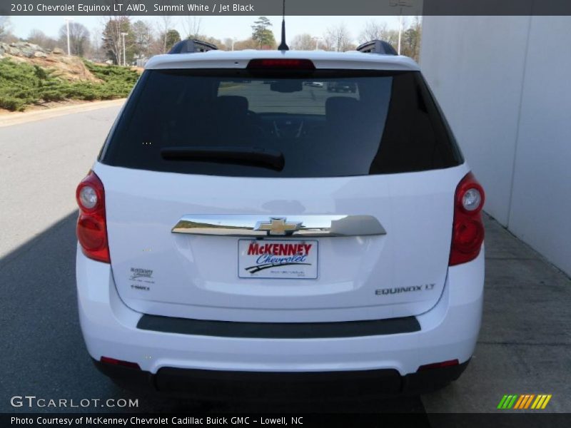 Summit White / Jet Black 2010 Chevrolet Equinox LT AWD