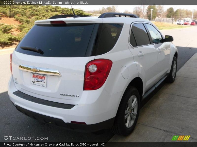 Summit White / Jet Black 2010 Chevrolet Equinox LT AWD