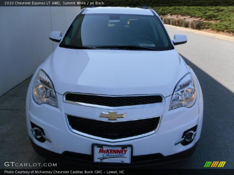 Summit White / Jet Black 2010 Chevrolet Equinox LT AWD