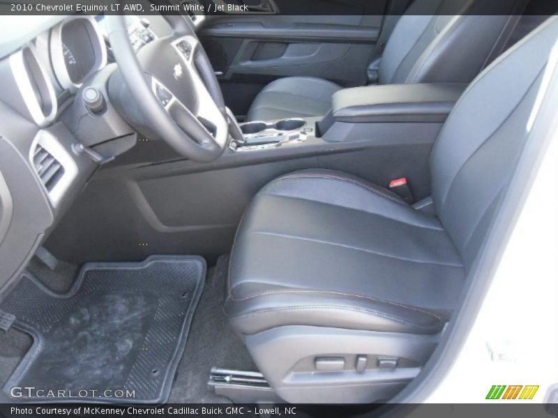 Summit White / Jet Black 2010 Chevrolet Equinox LT AWD