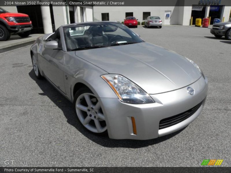 Chrome Silver Metallic / Charcoal 2004 Nissan 350Z Touring Roadster