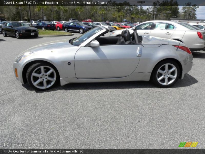 Chrome Silver Metallic / Charcoal 2004 Nissan 350Z Touring Roadster