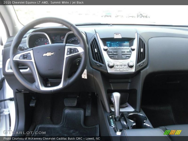 Summit White / Jet Black 2010 Chevrolet Equinox LT AWD