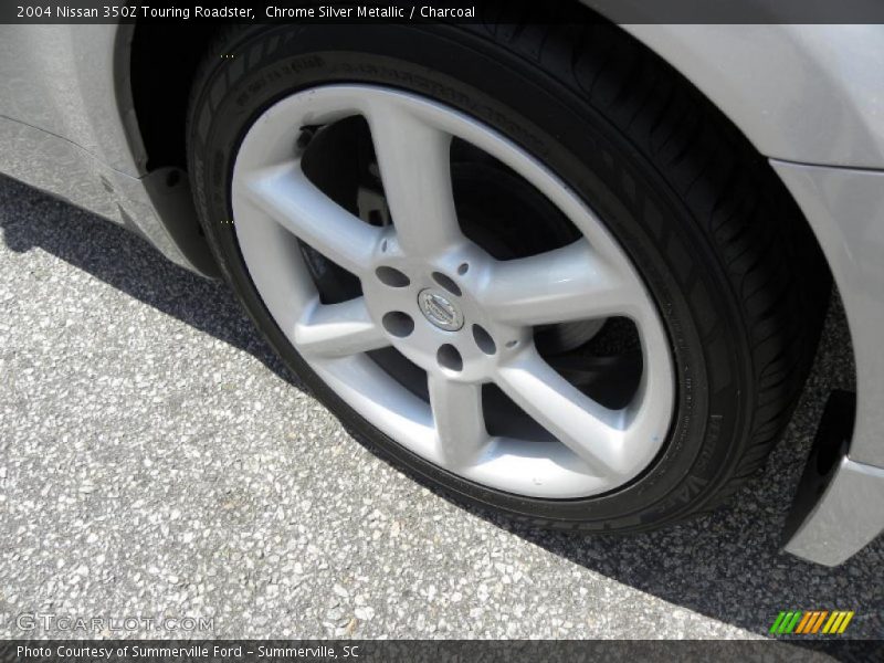 Chrome Silver Metallic / Charcoal 2004 Nissan 350Z Touring Roadster