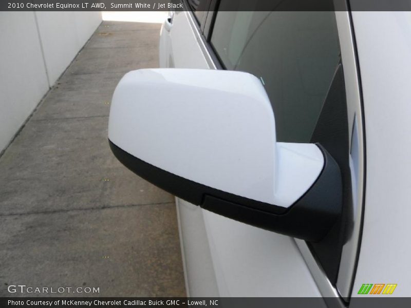Summit White / Jet Black 2010 Chevrolet Equinox LT AWD