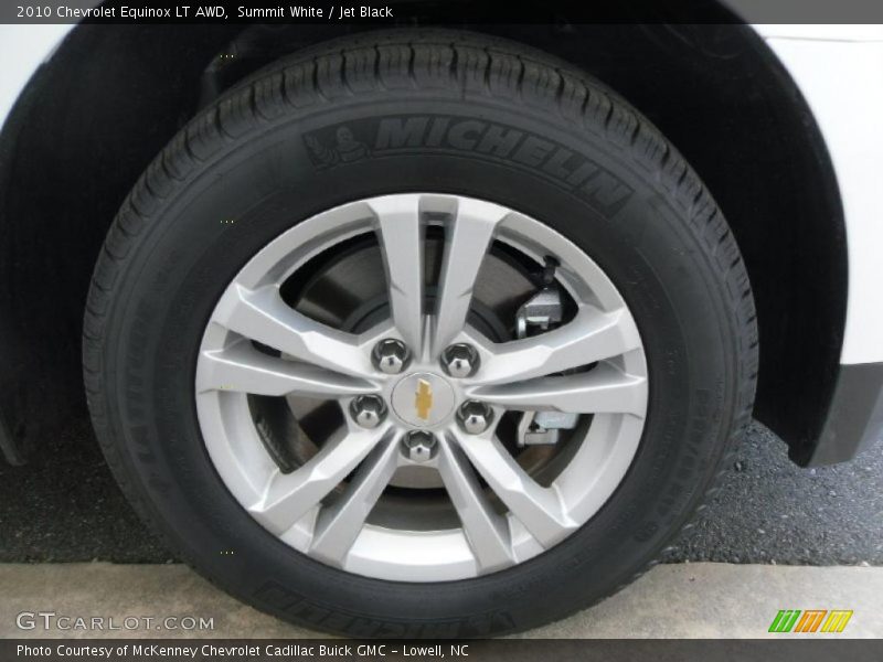 Summit White / Jet Black 2010 Chevrolet Equinox LT AWD