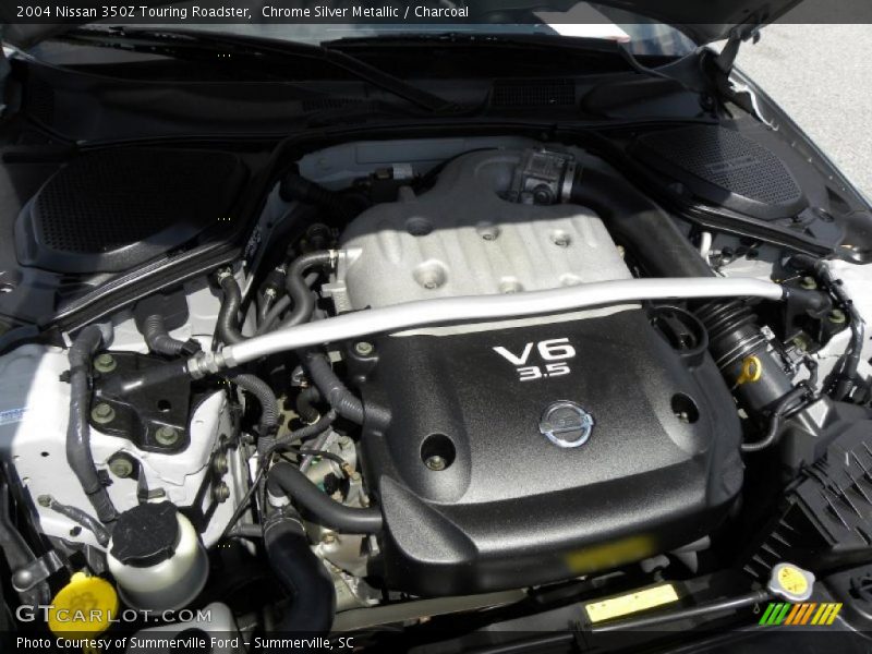 Chrome Silver Metallic / Charcoal 2004 Nissan 350Z Touring Roadster