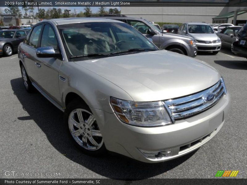 Smokestone Metallic / Medium Light Stone 2009 Ford Taurus Limited