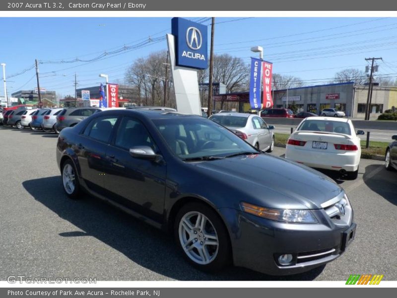 Carbon Gray Pearl / Ebony 2007 Acura TL 3.2