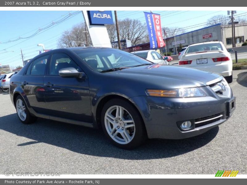 Carbon Gray Pearl / Ebony 2007 Acura TL 3.2