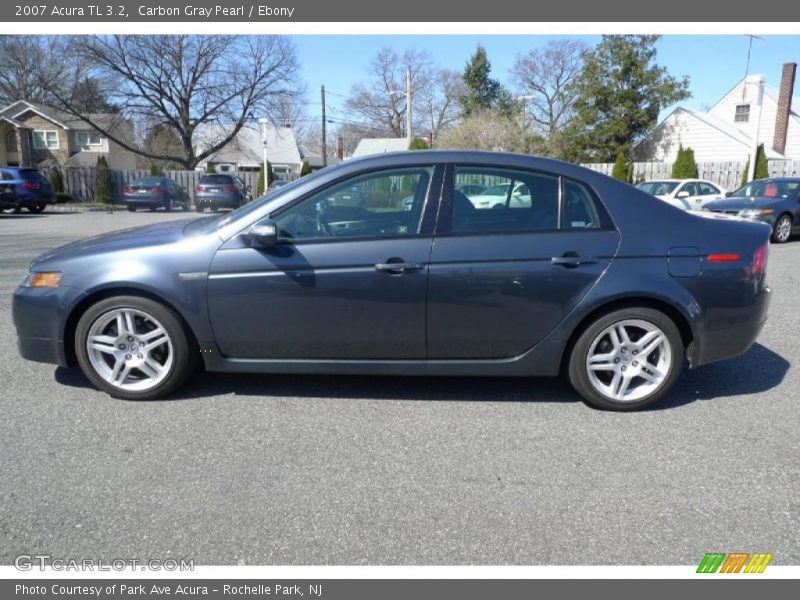 Carbon Gray Pearl / Ebony 2007 Acura TL 3.2