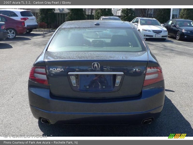 Carbon Gray Pearl / Ebony 2007 Acura TL 3.2