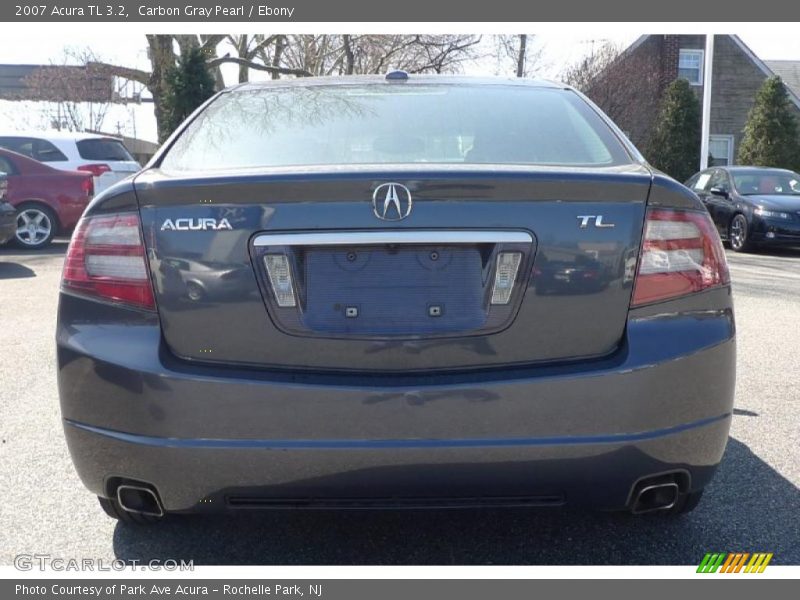 Carbon Gray Pearl / Ebony 2007 Acura TL 3.2