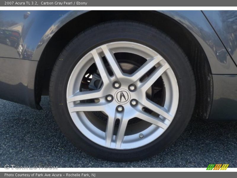 Carbon Gray Pearl / Ebony 2007 Acura TL 3.2