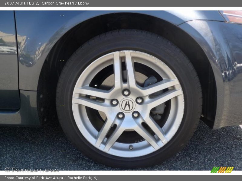 Carbon Gray Pearl / Ebony 2007 Acura TL 3.2